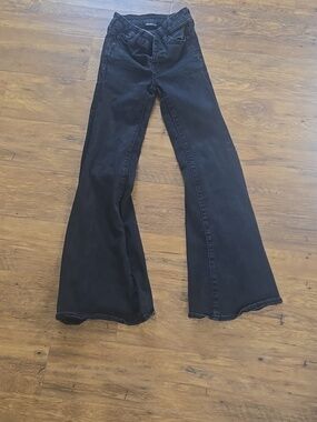 Black Women's Flared Jeans